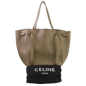 Celine Cabas Phantom Small Belt Bag Tote Bag 189023tni Taupe Ladies Used